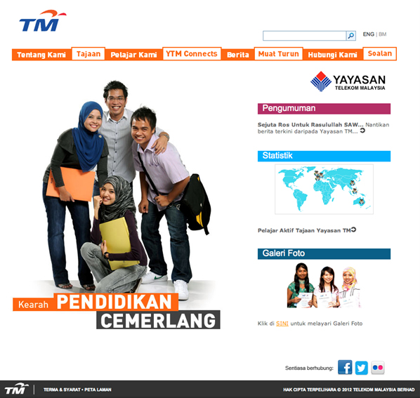 Yayasan TM Corporate Website